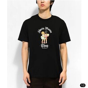 NWT - 40s & Shorties Wanna Thug Black T-Shirt - Medium